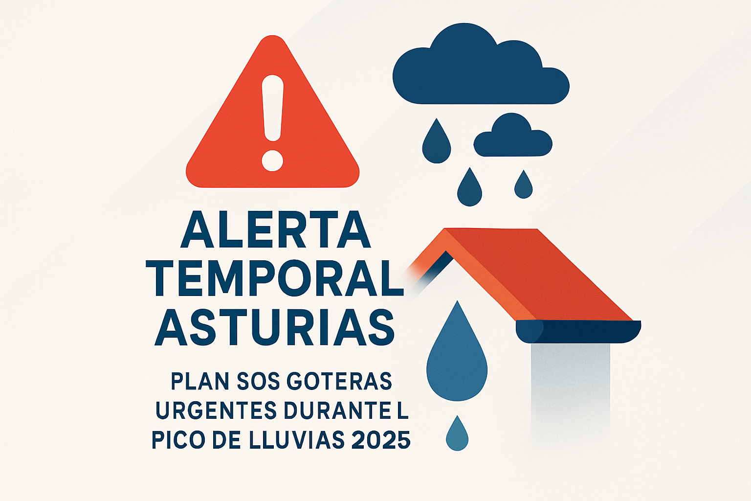 🚨 ALERTA TEMPORAL ASTURIAS: Plan SOS Goteras Urgentes Durante el Pico de Lluvias 2025